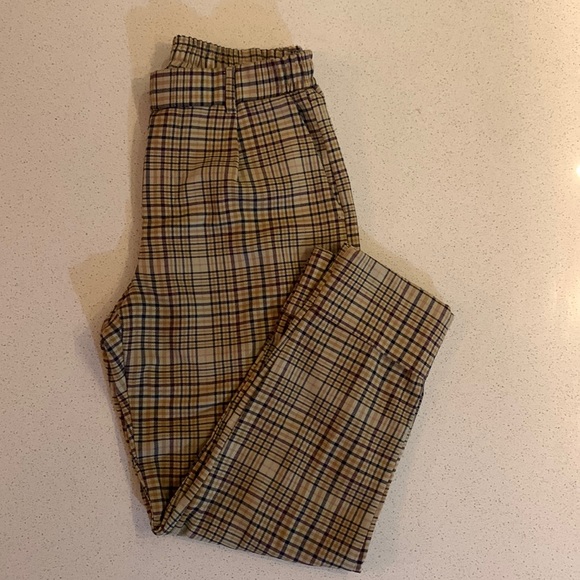Bershka plaid trouser, size medium - Picture 1 of 5